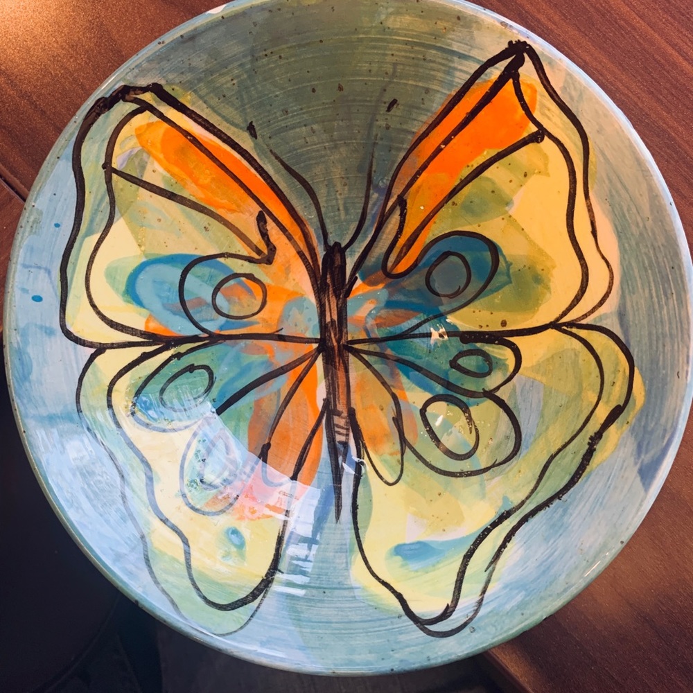 Handcrafted Butterfly Bowl